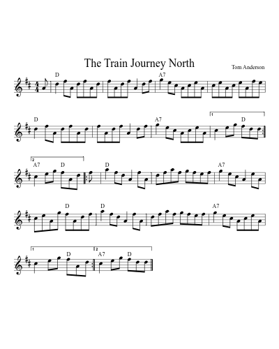 The Train Journey North (Version 4)