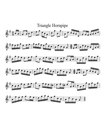 Triangle Hornpipe (Version 2)