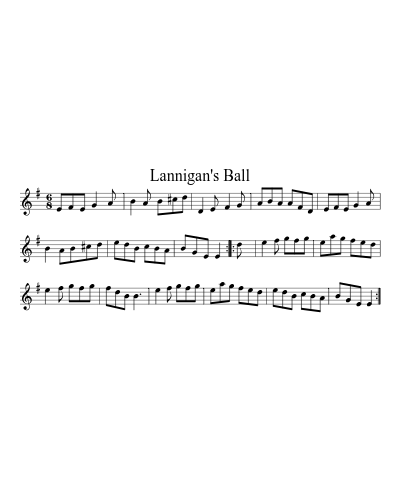 Lannigan's Ball (Version 3)