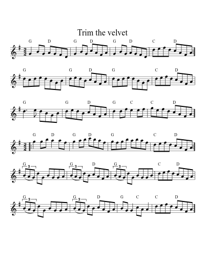 Trim The Velvet (Version 6)