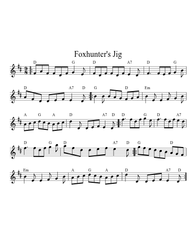 Foxhunter's Jig (Trip To Town O) preview