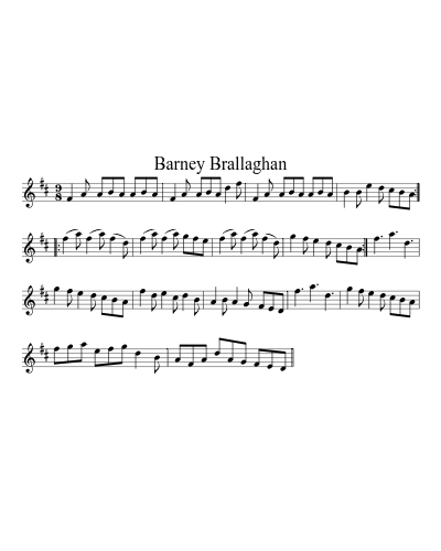 Barney Brallaghan (Version 2)
