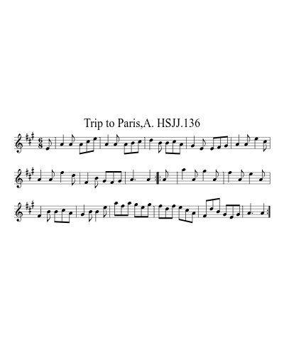 Trip to Paris,A. HSJJ.136 (Trips To Paris)