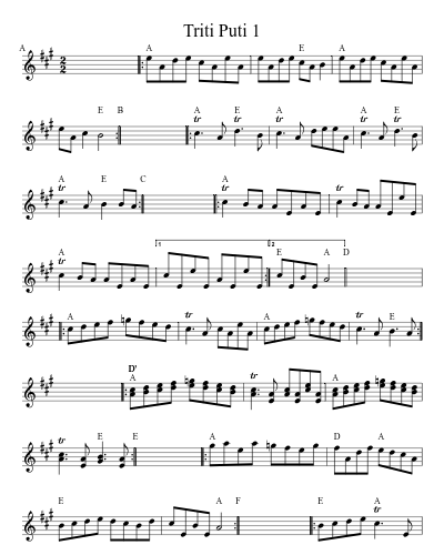 Triti Puti 1 (Version 2)