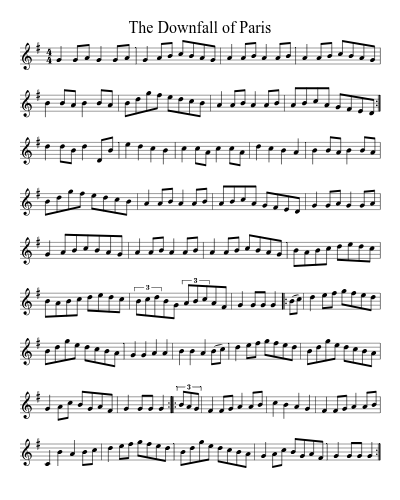 The Downfall Of Paris (Version 2)