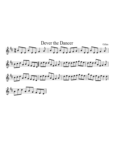 Dever the dancer (Version 2)