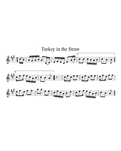 Turkey In The Straw (Version 4) preview