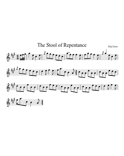 The Stool of Repentance
