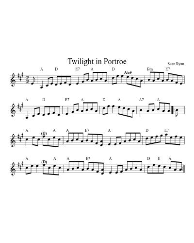 Twilight in Portroe (Version 10)