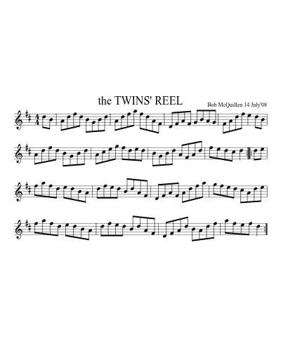 the TWINS' REEL (Twins Reel)