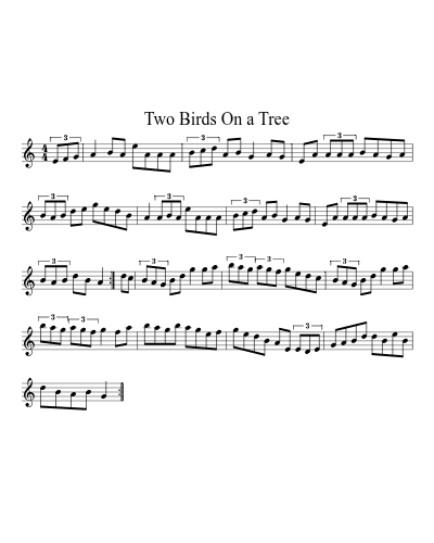 Two Birds On a Tree (Version 2)