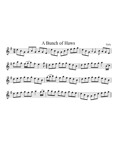 A Bunch of Haws preview