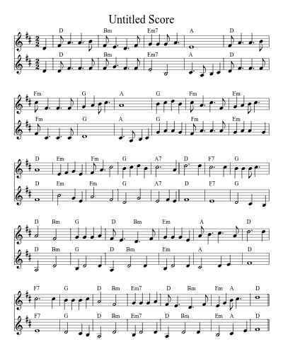 Tzadik Katamar2Tune (Version 2) sheet music preview