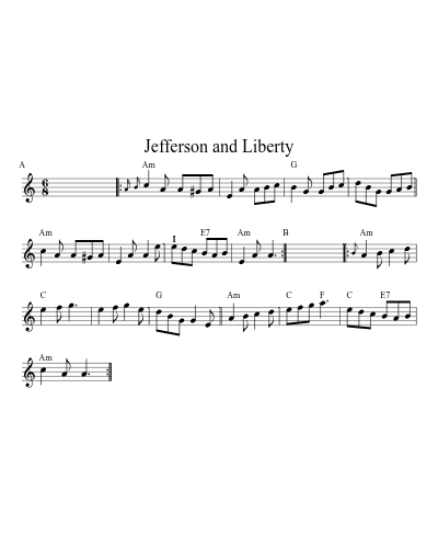 Jefferson and Liberty (Us Rev Jigs)