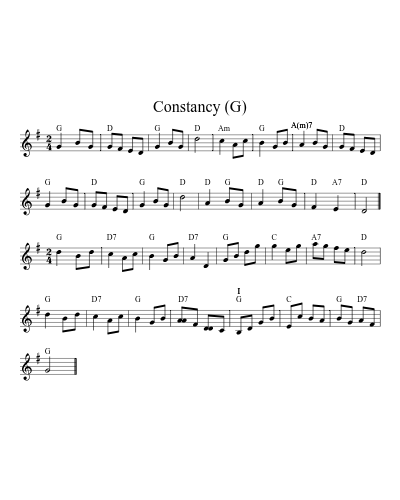 Constancy (G) (Us Rev Reels)