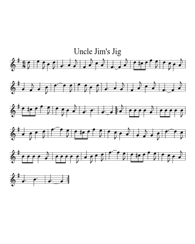 Uncle Jim's Jig