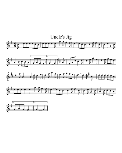 Uncle's Jig (Version 2) preview