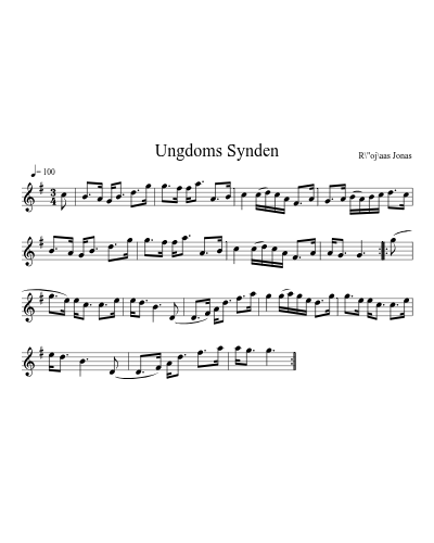 Ungdoms Synden