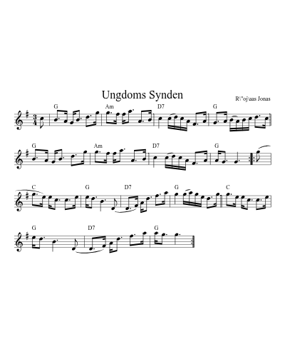 Ungdoms Synden (Version 2)