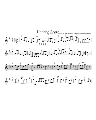 Union Street Session LC D 32 sheet music preview