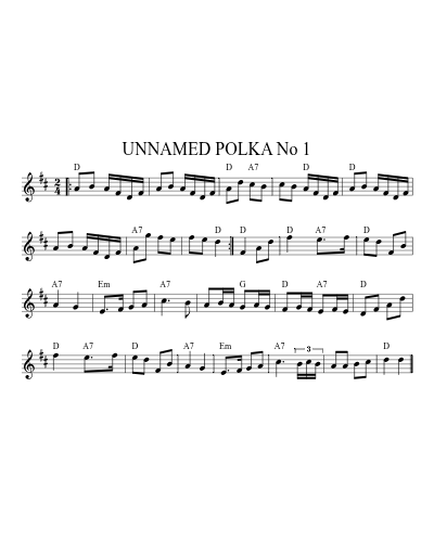 UNNAMED POLKA No 1 (Version 2)