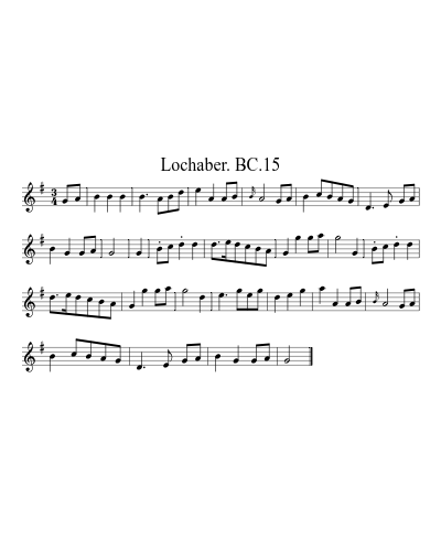 Lochaber. BC.15