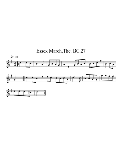 Essex March,The. BC.27