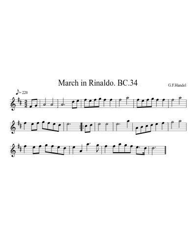 March in Rinaldo. BC.34 preview