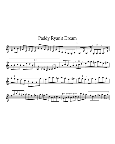 Paddy Ryan's Dream (Version 5)