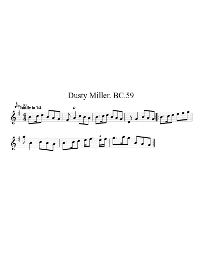 Dusty Miller. BC.59 preview