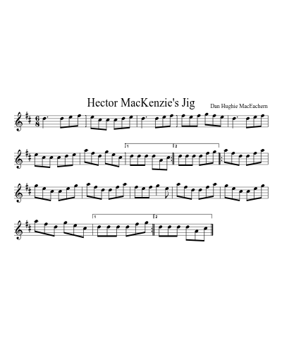 Hector MacKenzie's Jig