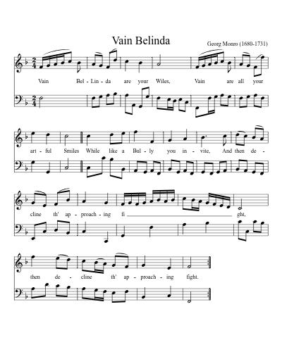 Vain Belinda (Version 2) preview