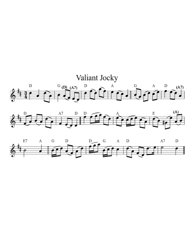 Valiant Jocky preview