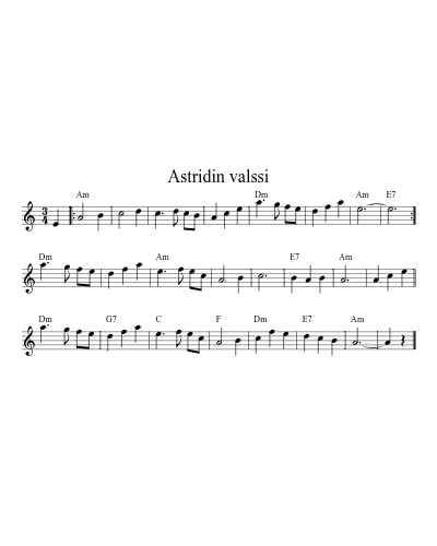 El\"am\"a juoksuhaudoissa (Vals1)