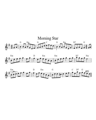 Morning Star (Version 2)
