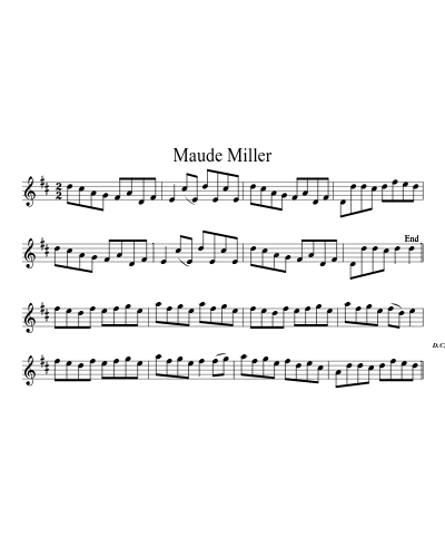 Maude Miller (Version 2)