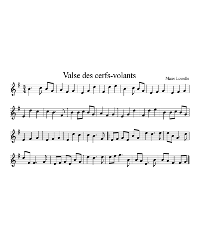 Valse des cerfs-volants