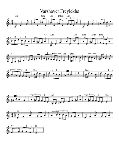 Varshaver Freylekhs (Version 4)