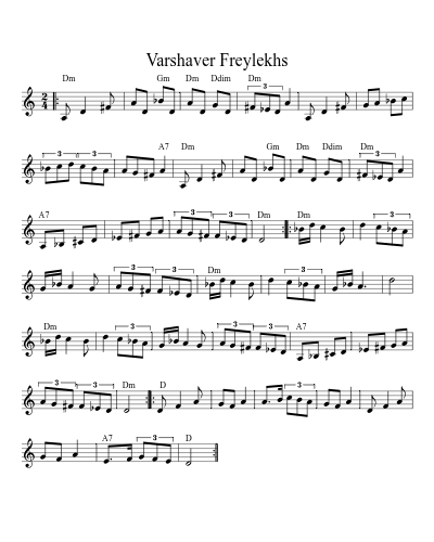 Varshaver Freylekhs (Version 7)