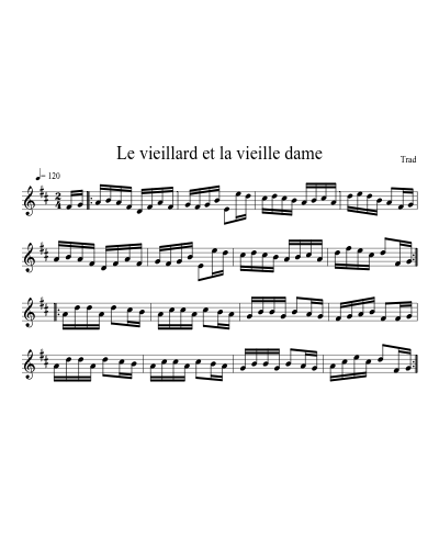 Le vieillard et la vieille dame (Version 8)