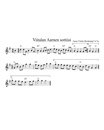 Viitalan Aarnen sottiisi