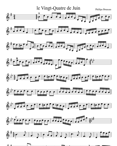 Le Vingt-Quatre de Juin (Version 2)