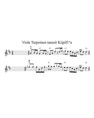 Viola Turpeinen tanssit Kiipill\"a preview