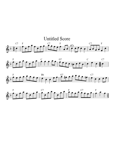 Virginia Reel2 (Version 4) sheet music preview