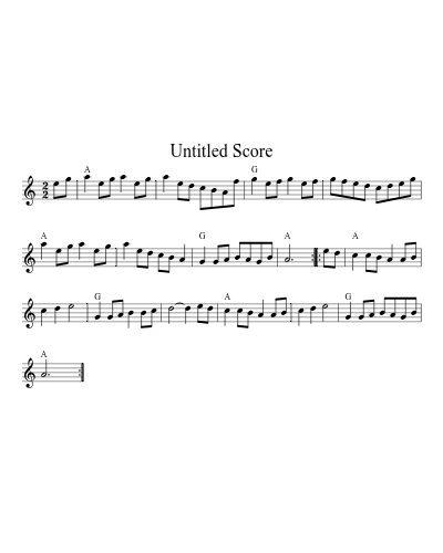 Virginia Reel1 (Version 4) sheet music preview