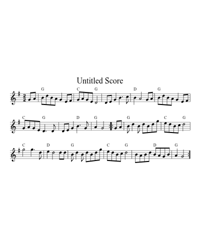 Virginia Reel1 (Version 6) sheet music preview