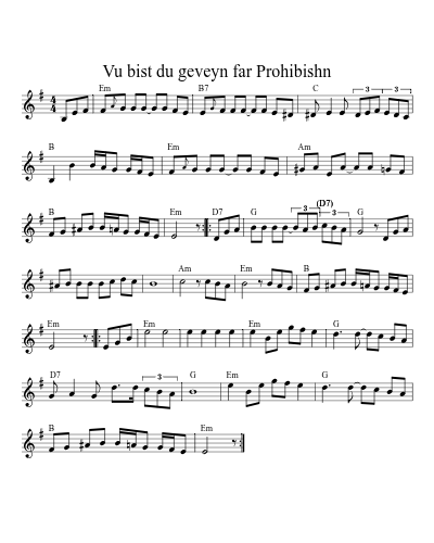 Vu bist du geveyn far Prohibishn (Vubistdugeveynfarprohibishn 1)