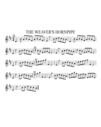 THE WEAVER'S HORNPIPE