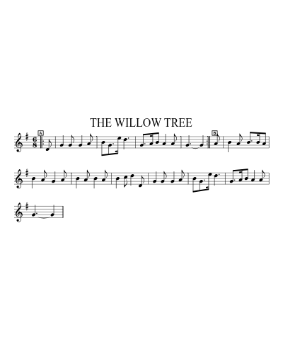 The Willow Tree (Version 3) sheet music preview