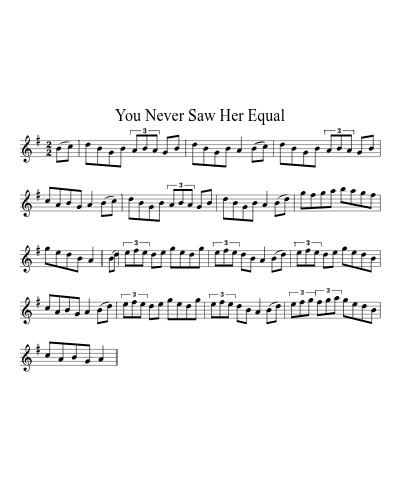 You never saw her equal (Version 2) preview